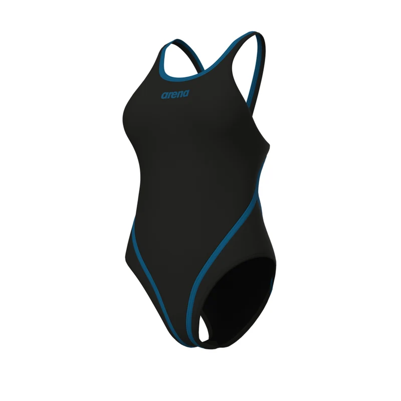 W Arena Solid Swimsuit Tech Back