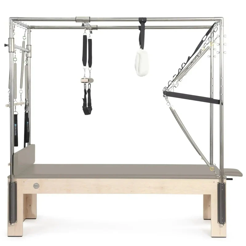 Elina Pilates Wooden Cadillac – Klassisches Holz-Design Premium, Ivory