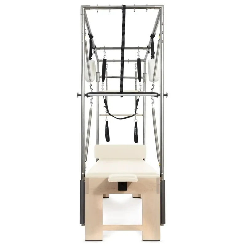 Elina Pilates Wooden Cadillac – Klassisches Holz-Design Premium, Ivory