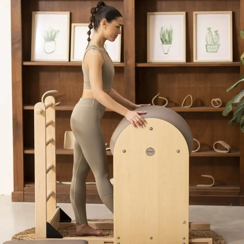 Elina Pilates Ladder Barrel Wooden Base – Premium Pilates Großgerät