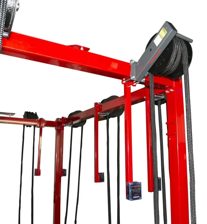 Ropeflex RX8100 Spartan Rig – Outdoor-Seilstation mit 8 bis 16 Endlosseil-Trainern, IP64
