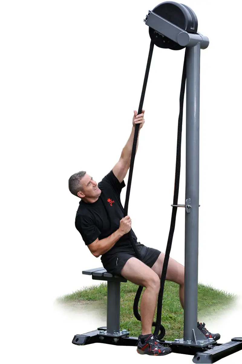 Ropeflex RX5500 Outdoor-Seiltrainer – vertikales Endlosseil, verzinkt, IP64