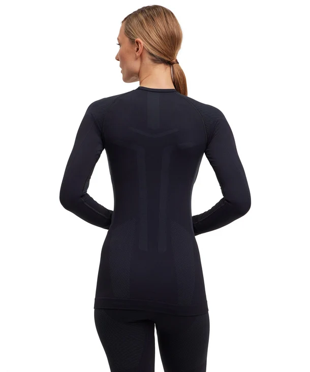 Damen Longsleeved Shirt Tight Fit Warm