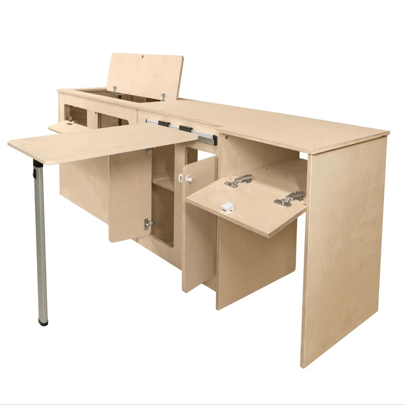 Wohnmobil Küchenzeile & Kühlschrank 46L – Silber
