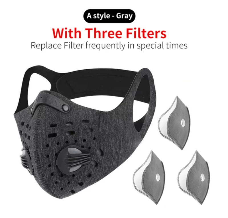 N95 Antiviral Sport Face Mask And Filter Only Option