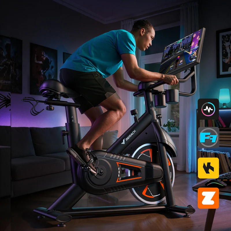 Merach S36B5 Heimtrainer Fahrrad mit HD-Bildschirm