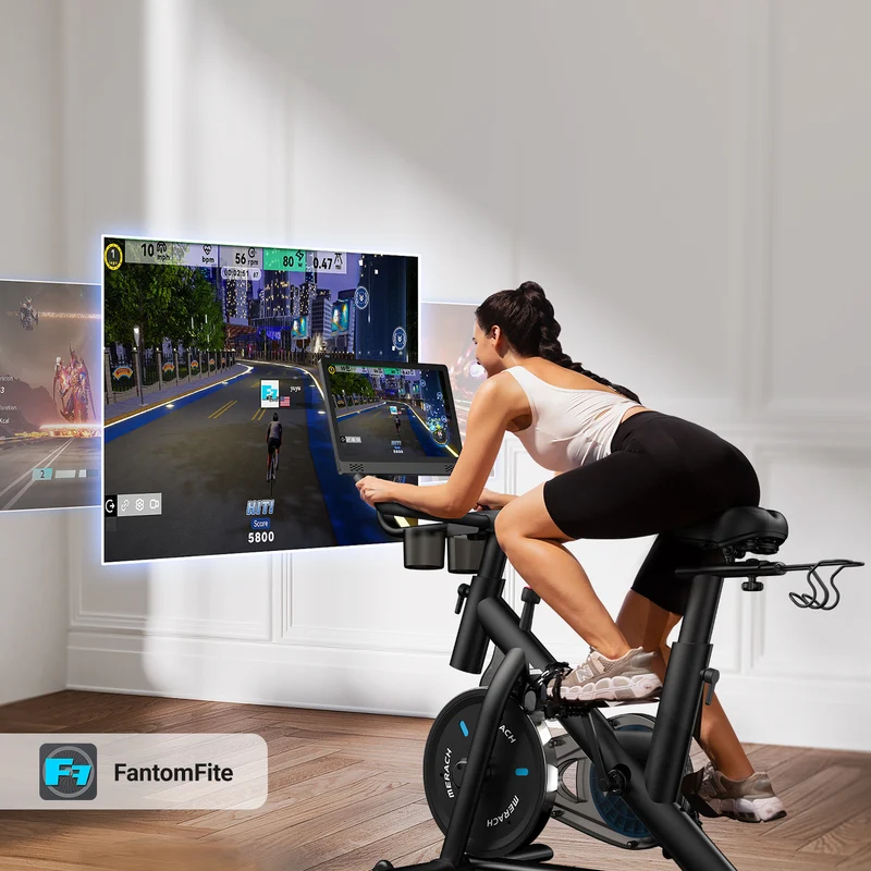 Merach S26B4 Heimtrainer Fahrrad mit HD-Bildschirm
