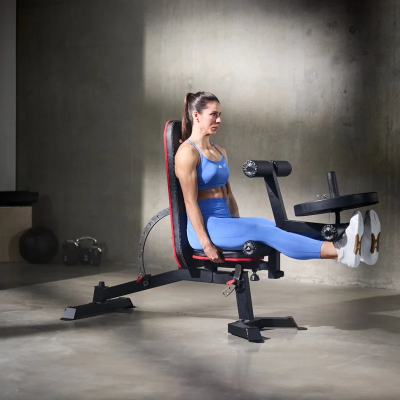 adidas Cable Crossover Set inkl. Utility Bench mit Bizeps-Curlpult & Beincurler