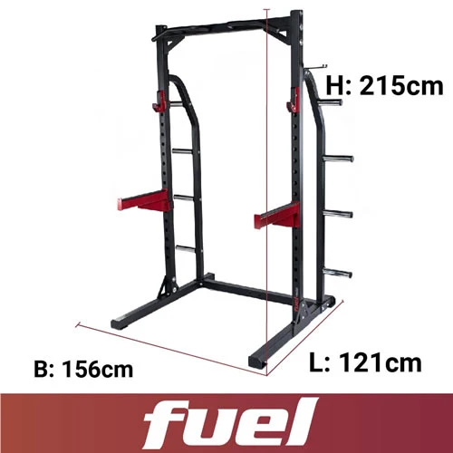 FUEL Fitness HR400 Half Cage mit Hantelscheibenständer