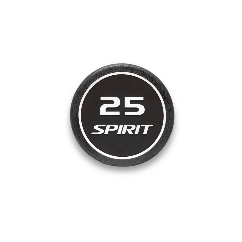 Spirit Fitness Round Rubber Kurzhantel