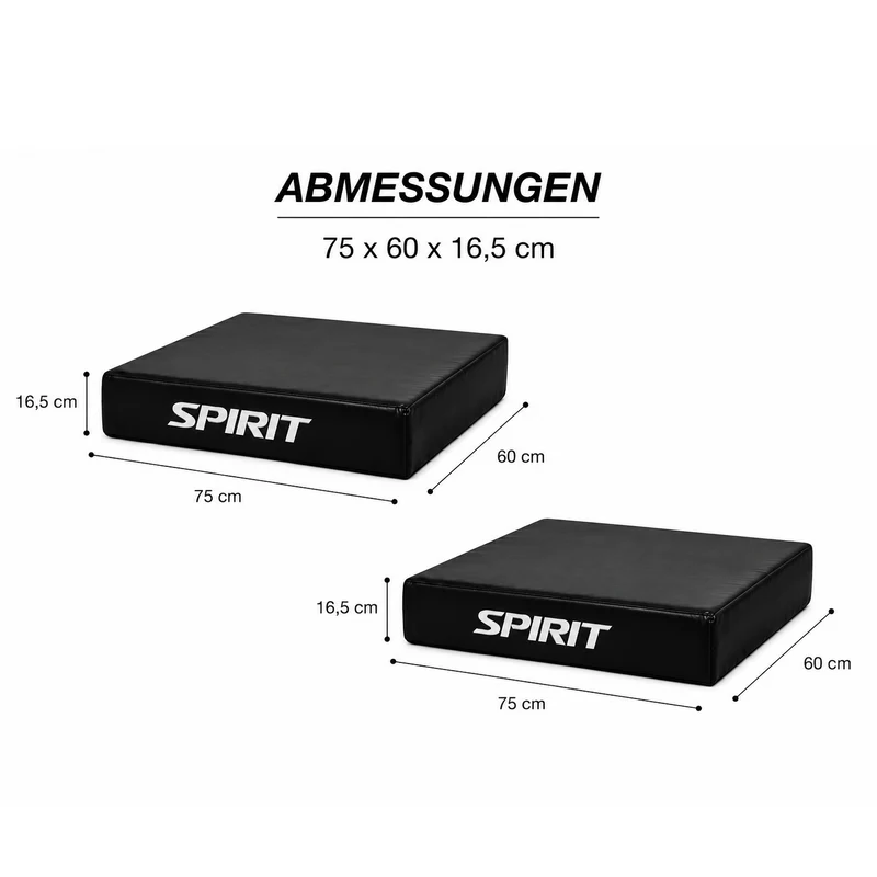 Spirit Fitness Landing Pads Black (Paar)