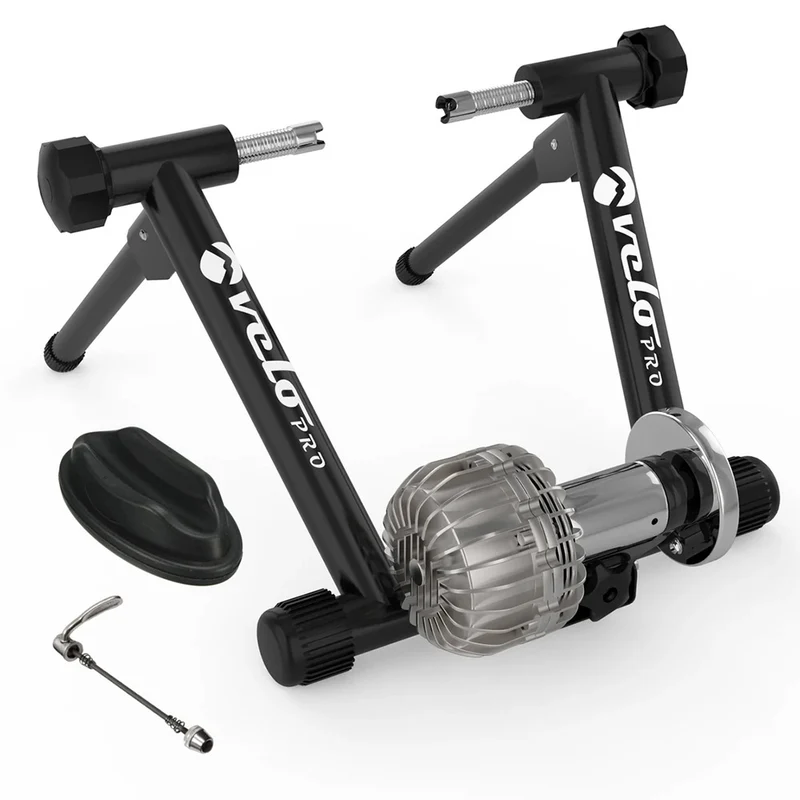 Flüssigkeits-Rollentrainer Velo Pro Schwarz