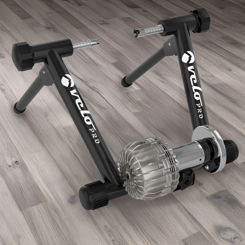 Flüssigkeits-Rollentrainer Velo Pro Schwarz