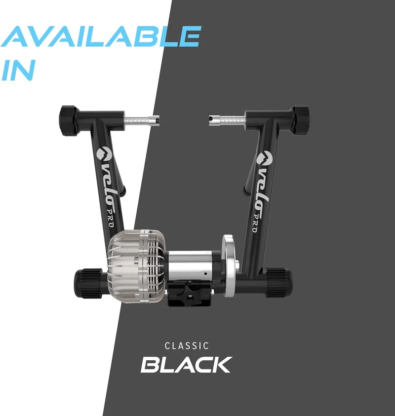 Flüssigkeits-Rollentrainer Velo Pro Schwarz