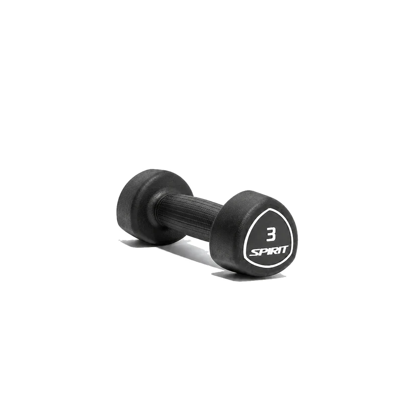 Spirit Fitness Tri-Studio Rubber Kurzhantel
