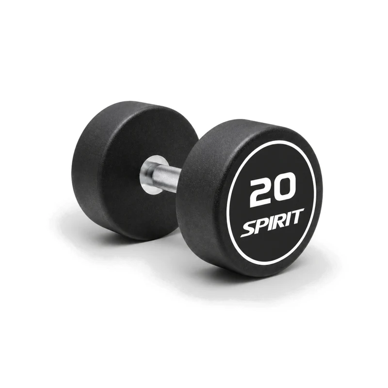 Spirit Fitness Round Rubber Kurzhantel