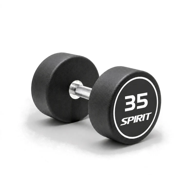 Spirit Fitness Round Rubber Kurzhantel