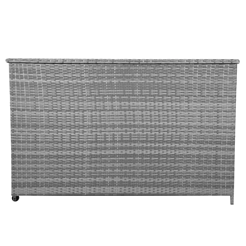 Rattan-Kissen-Auflagenkiste 996L – Grau