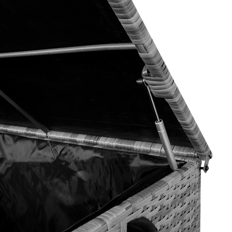 Rattan-Kissen-Auflagenkiste 996L – Grau