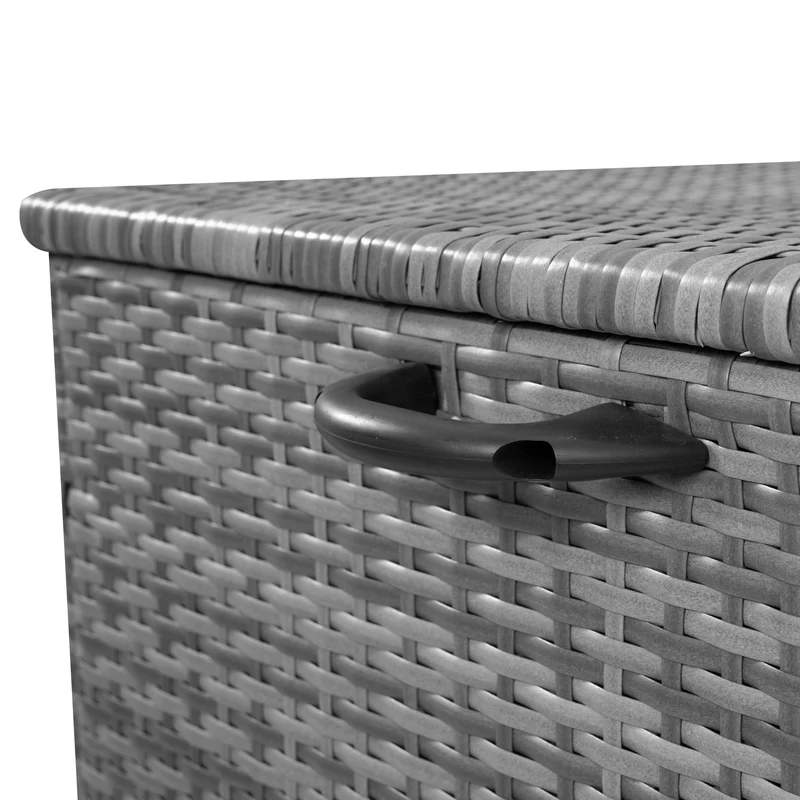 Rattan-Kissen-Auflagenkiste 996L – Grau