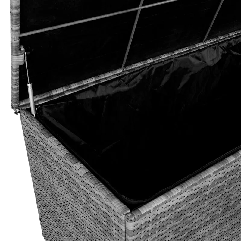 Rattan-Kissen-Auflagenkiste 996L – Grau
