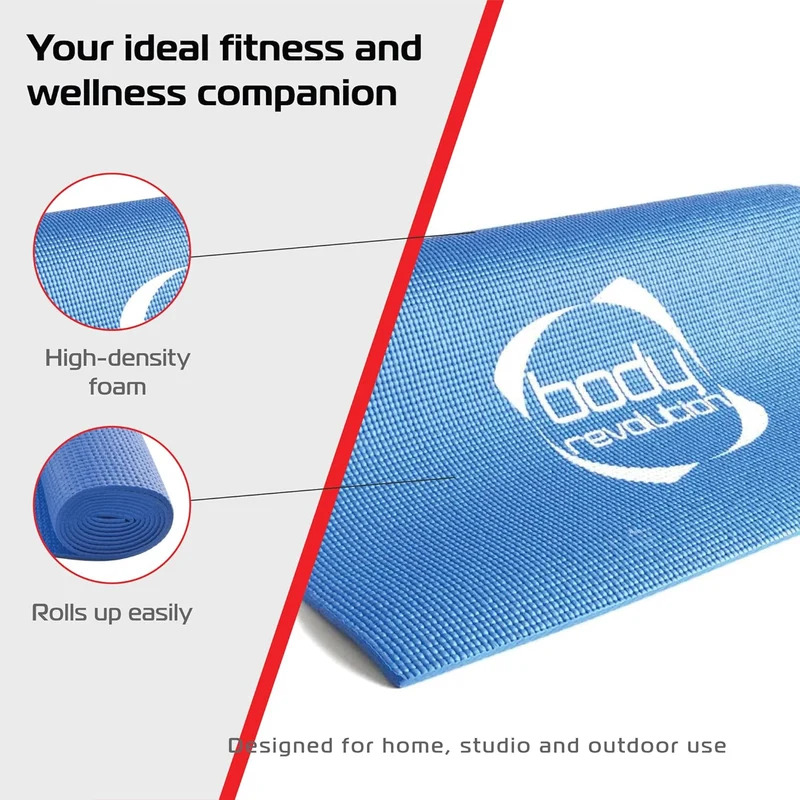 Body Revolution Blaue Yogamatte