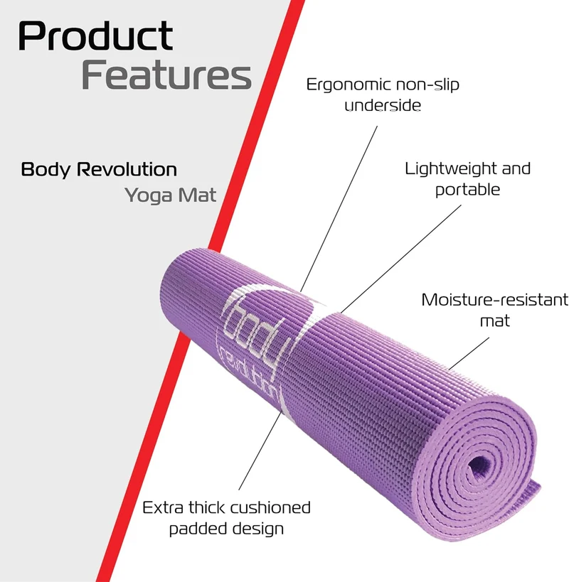 Body Revolution Lila Yogamatte