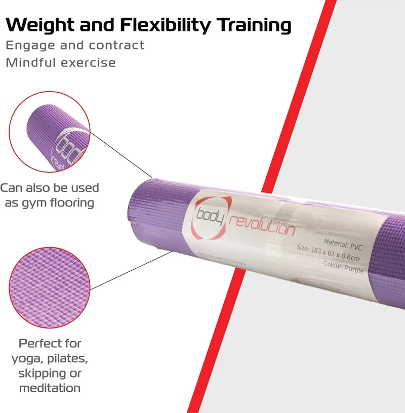 Body Revolution Lila Yogamatte