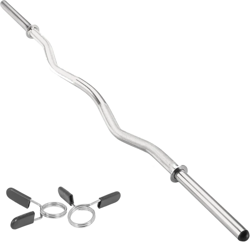 Body Revolution EZ Curl Stange 1.2m mit Federverschlüssen