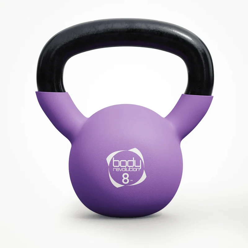Body Revolution 8-kg-Kettlebell aus Neopren