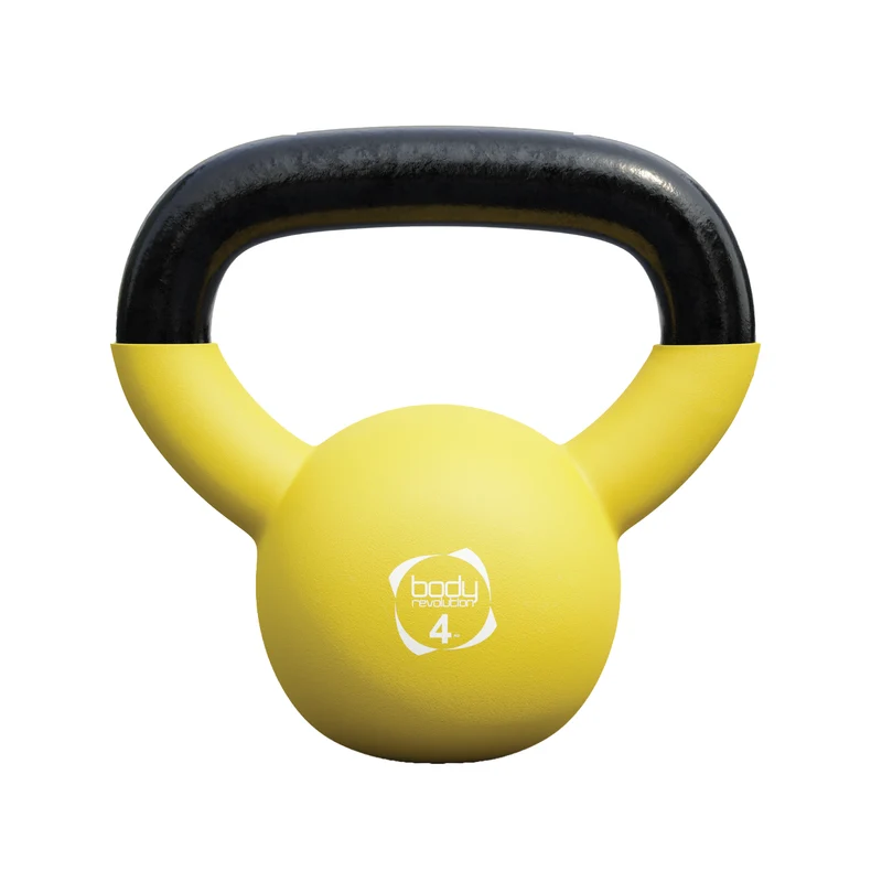 4 kg Neopren-Kettlebell von Body Revolution