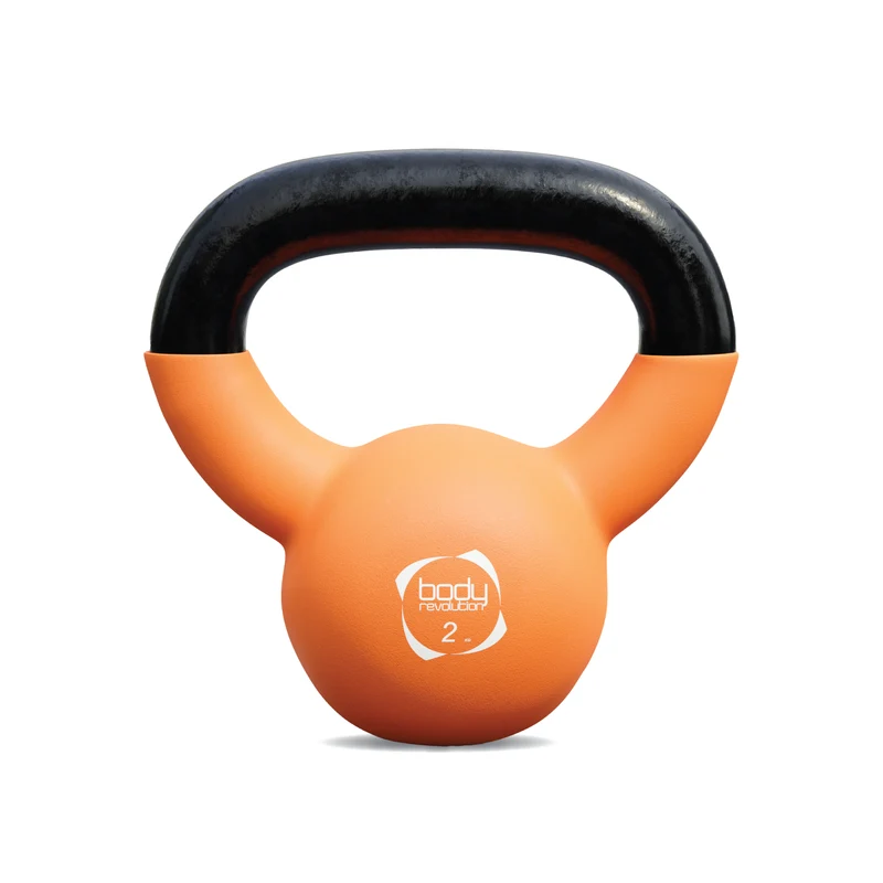 2 kg Kettlebell mit Neoprenbeschichtung