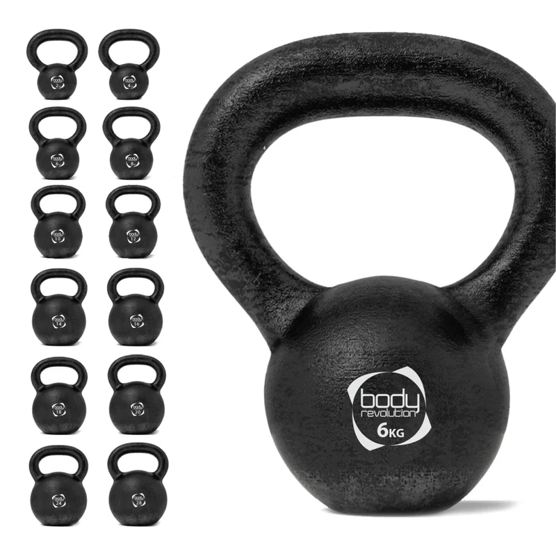 Kettlebell aus Gusseisen 6 kg