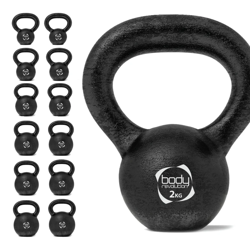 Kettlebell aus Gusseisen 2 kg
