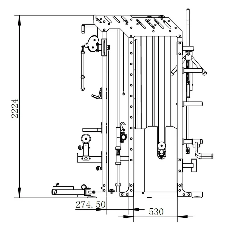 Primal Personal Series Multi Rack System inkl. 2x 90kg Gewichtsblock