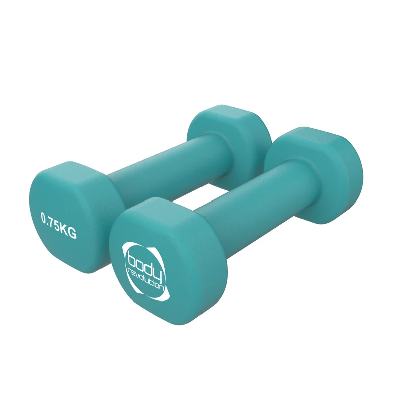 2 Neopren-Hanteln 0,75 kg