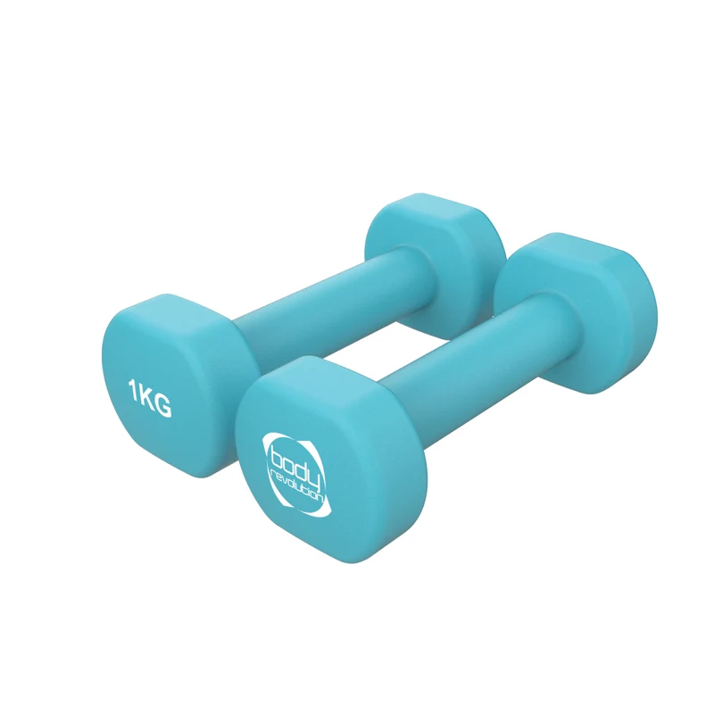 2 Neopren-Hanteln 1 kg