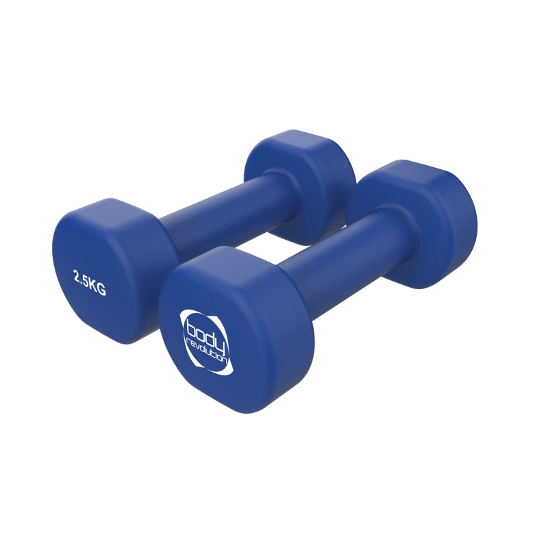 Neopren-Hanteln 2 x 2,5 kg