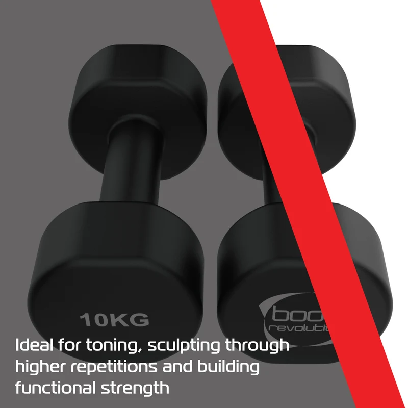 Neopren-Hanteln 2 x 10 kg