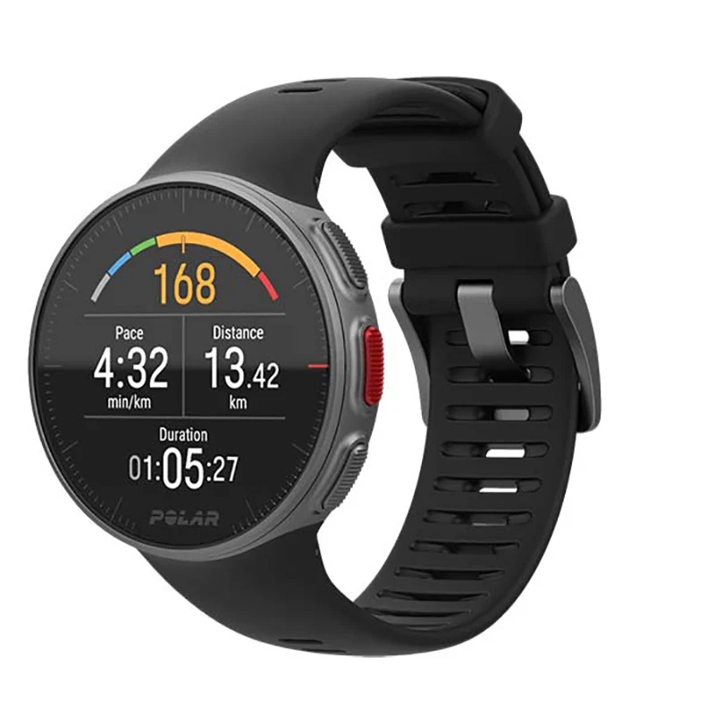 Polar Multifunktionsuhr Vantage V HR Schwarz M/L