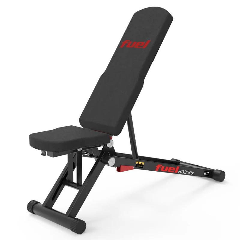 FUEL Fitness HR300 Power Set: Halfcage + Hantelbank + Hantelstange + Hantelscheiben