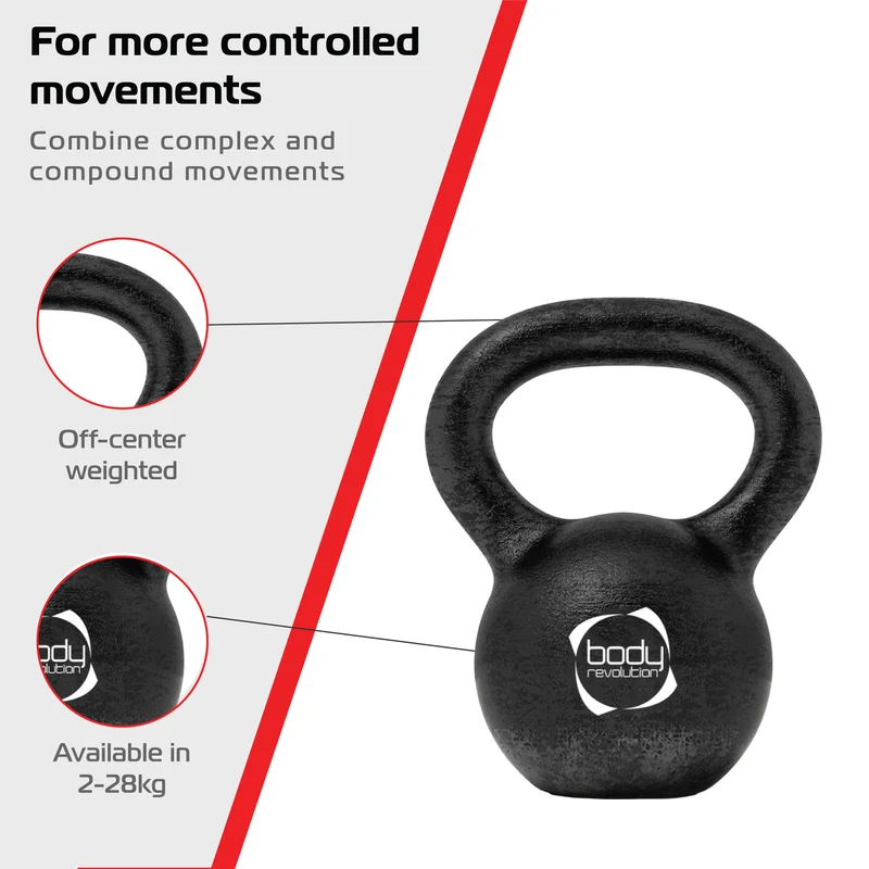 Kettlebell aus Gusseisen 10 kg
