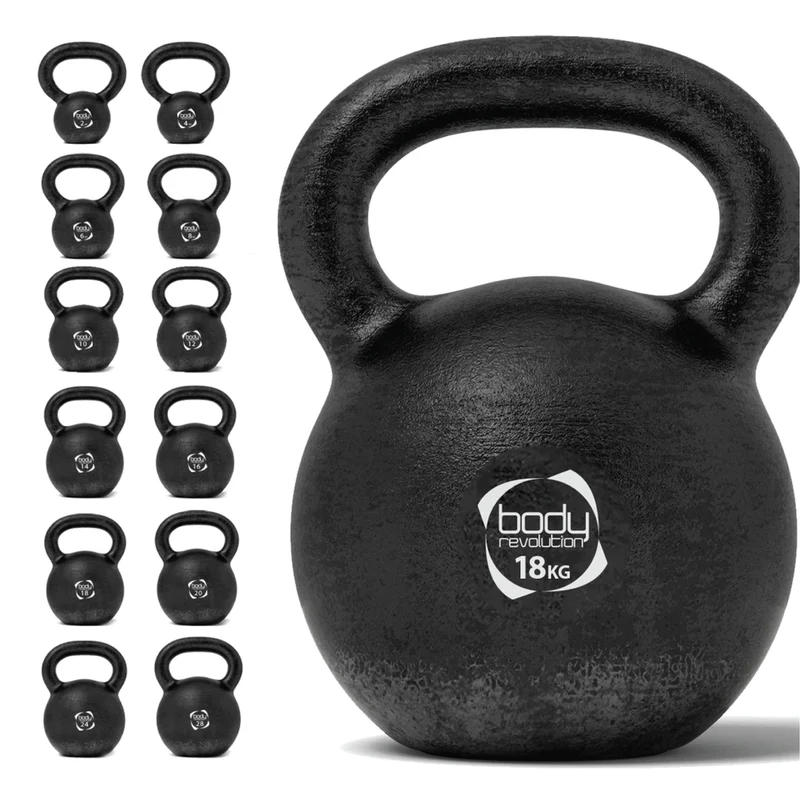 Kettlebell aus Gusseisen 18 kg