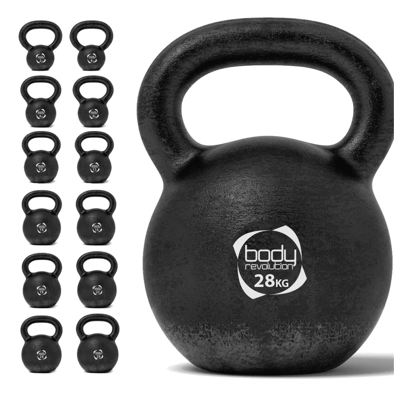 Kettlebell aus Gusseisen 28 kg