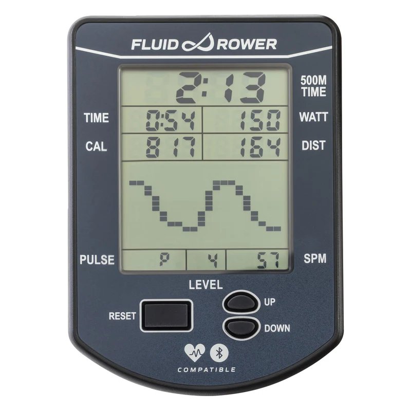 Fluid Rower Rudergerät Apollo XL Buche