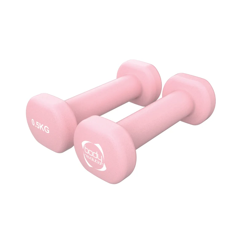 2 Neopren-Hanteln 0,5 kg