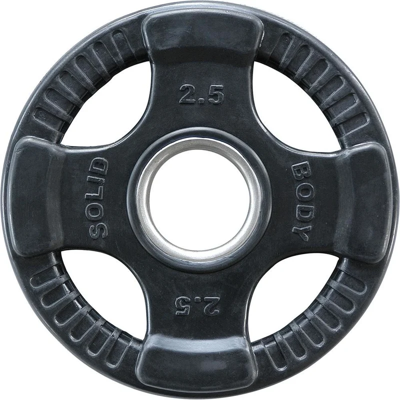 Body-Solid Rubber 4 Grip Olympische Hantelscheiben
