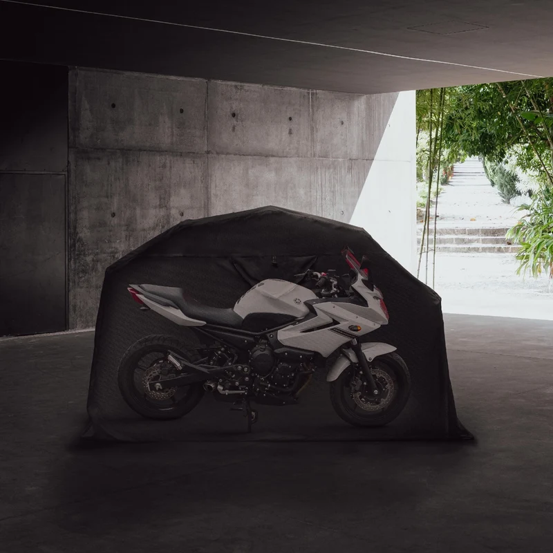 Motorrad Garagenzelt M - Schwarz