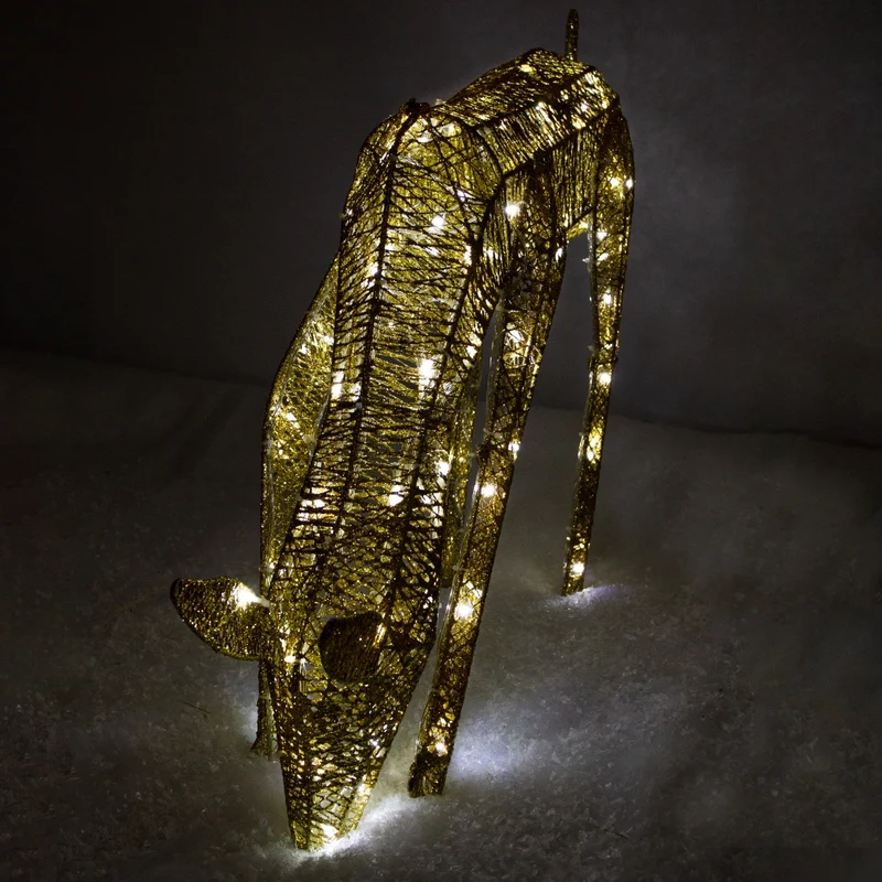 LED beleuchtetes goldenes Reh