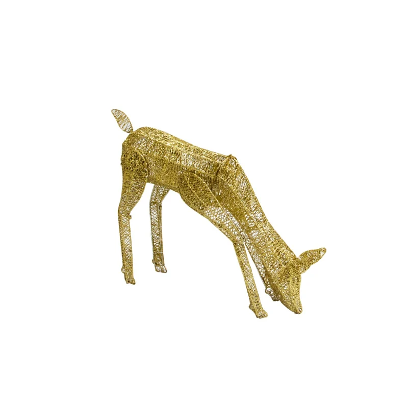 LED beleuchtetes goldenes Reh